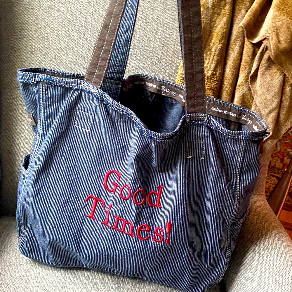 ❌sold❌Thirty One Retro Metro versatile washable tote bag pockets Good Times!